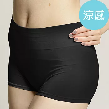 足下物語 抗菌舒型平口褲 (S-L) (黑)S黑色