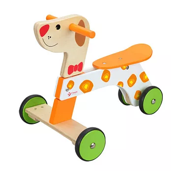 德國【classic world】木製小狗車幼兒益智教具騎乘玩具