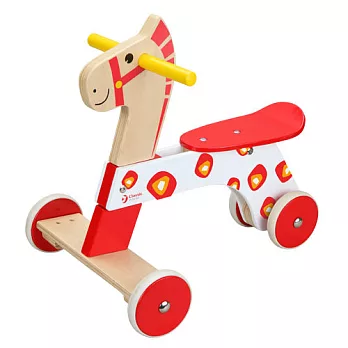 德國【classic world】木製小馬車幼兒益智教具騎乘玩具