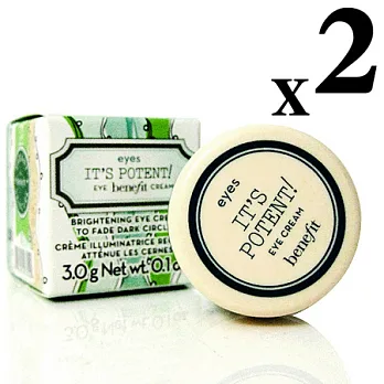 benefit「迷你亮女喚采」強效眼霜3g X2