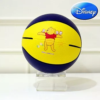 【Disney 正版授權】６吋 兒童籃球-黃藍 黃藍