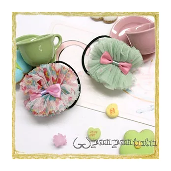 Panpantutu 蕾絲圓型髮束(2入)C