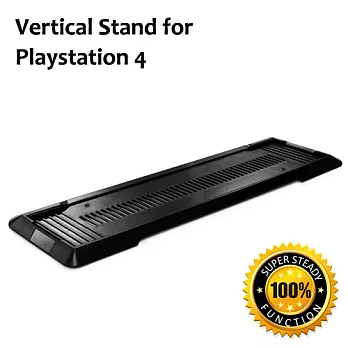 PS4 CECH 4000 主機專用直立架副場-黑 (KHPS4-01BK)