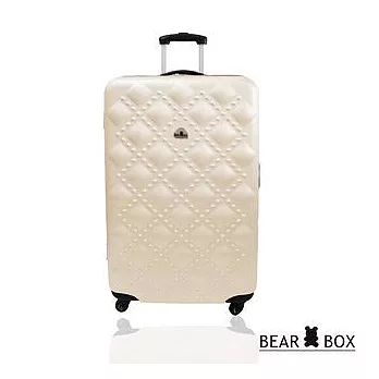 BEAR BOX☆莎莎代言☆時尚香奈兒ABS系列霧面輕硬殼旅行箱/行李箱/登機箱/拉桿箱20吋20吋香檳金
