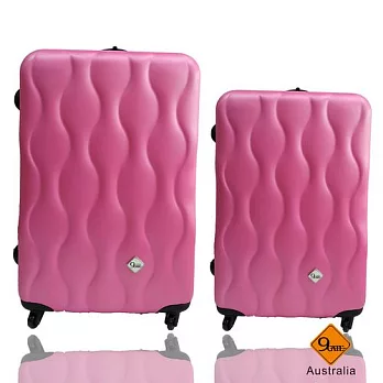 Gate9波西米亞系列▷ABS霧面旅行箱行李箱拉桿箱登機箱(28+24吋) 粉色28吋粉色