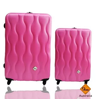 Gate9波西米亞系列▷ABS霧面旅行箱行李箱拉桿箱登機箱(28+20吋) 粉色28吋粉色
