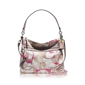 COACH 經典款復刻造型手提/斜肩背兩用包_粉彩色