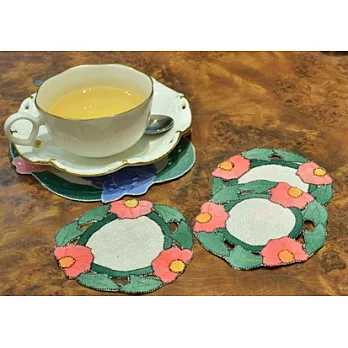 AROMA HOUSE TM48 貼布繡蕾絲杯墊 (6 PCS)