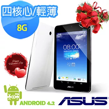 華碩 ASUS Memo Pad ME173X 7吋 四核心8GB超輕薄 HD 時尚平板電腦(白色)白色