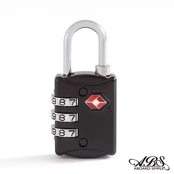 ABS愛貝斯 美國認可 TSA國際海關鎖 (典雅黑) 99-018R