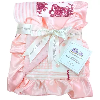 Cutie Bella 超柔軟點點攜帶毯Patchwork-Coral