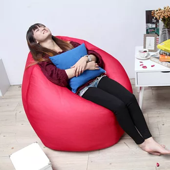 【H&D】DROP水滴亮彩懶人沙發紅色