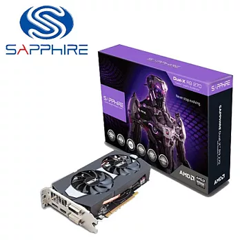 SAPPHIRE 藍寶 DUAL-X R9 270X 2GB GDDR5 OC WITH BOOST 顯示卡