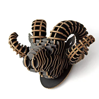 攀岩飛羊掛飾(黑、大、未組裝)