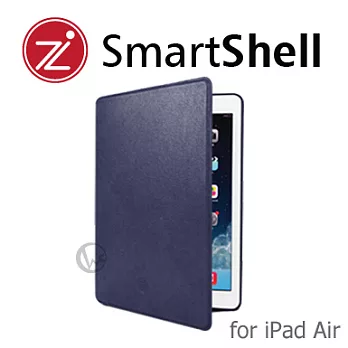 Cozisytle SmartShell 亮彩真皮 無段式調整 iPad Air 平板保護套 深淵藍