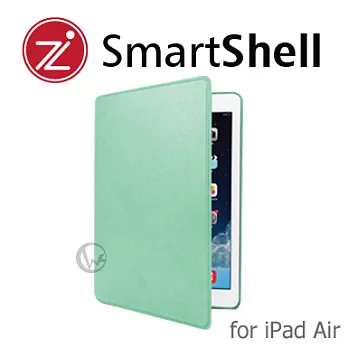 Cozisytle SmartShell 亮彩真皮 無段式調整 iPad Air 平板保護套 蘋果綠