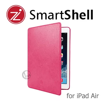 Cozisytle SmartShell 亮彩真皮 無段式調整 iPad Air 平板保護套 蜜桃紅