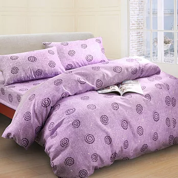 【禪想-紫】台灣精製單人三件式被套床包組