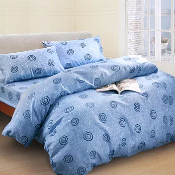 【禪想-藍】台灣精製單人三件式被套床包組