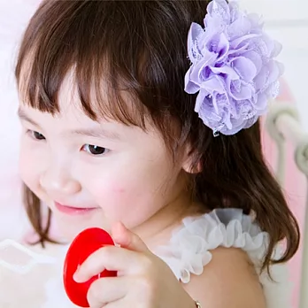 Cutie Bella Lace Camellia 髮夾-Lilac