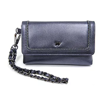 【UH】BRAUN BUFFEL - 鍊戀系列萬用鍊包 - 銀灰色