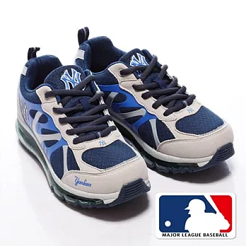 MLB大聯盟洋基。曲線設計氣墊運動鞋_藍39藍色