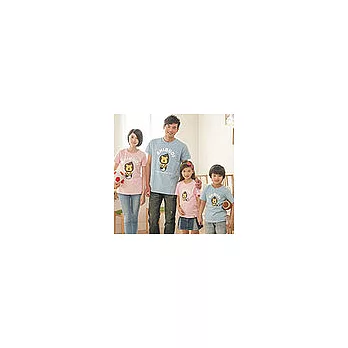 [親子裝]MIT尋寶獅足球系列親子裝情侶裝(爸爸)M淡藍