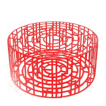 MOROSO Kub 鏤空年輪矮桌凳（大紅）