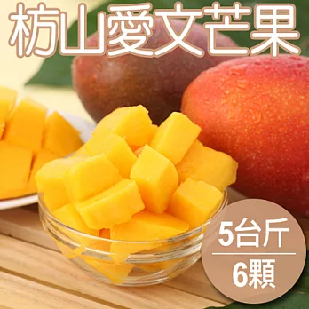 預購【農夫家】友善土地種植-枋山愛文芒果，5台斤(6顆)