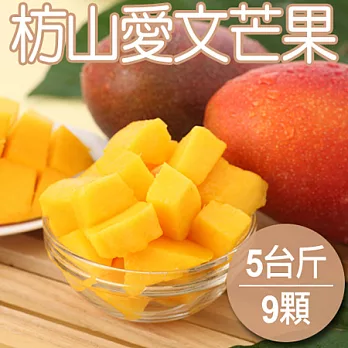 預購【農夫家】友善土地種植-枋山愛文芒果，5台斤(9顆)