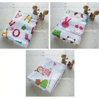 外銷日本多用途雙層途華夫格浴巾(可當涼被 四季被 兒童毯 浴巾大人小孩都可使用尺寸:120cmX140cm)多款女生款~~電腦隨機出貨不挑款喔~~白色