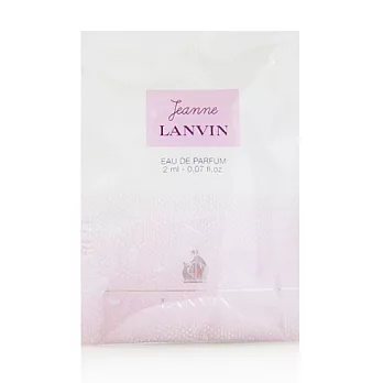 LANVIN 珍浪凡 JEANNE 淡香精 針管香2ml