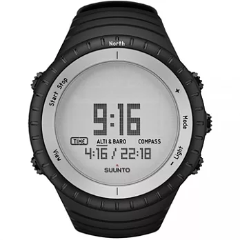 【SUUNTO】CORE GLACIER GRAY系列運動概念錶 (銀/黑 SUSS016636000)