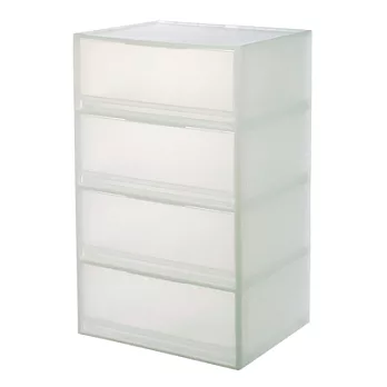[MUJI 無印良品]PP衣裝盒/橫式/大/4層