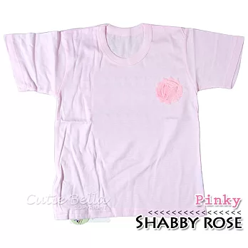 Cutie Bella短袖上衣/T恤-粉T Shabby Rose-Pinky