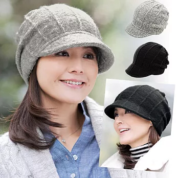 二代暖耳針織帽黑色