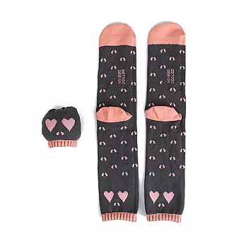 SKULL SOCKS桃紅呵呵臉骷髏襪