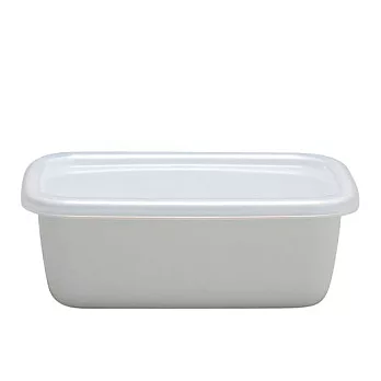 野田琺瑯－White Series系列長型保存盒（0.85L）