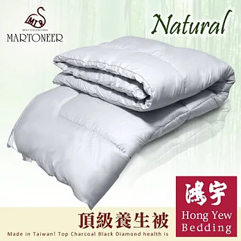 【鴻宇HongYew】MARTONEER系列-頂級竹炭黑鑽養生被／雙人(6x7尺)