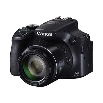 Canon PowerShot SX60 HS (公司貨)+64G+專用電池X2+清潔組+小腳架+讀卡機+保護貼+HDMI+相機包+戶外腳架-