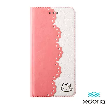 【X-doria】 Hello Kitty iPhone6 Plus (5.5吋) 皮套-儷人系列粉紅