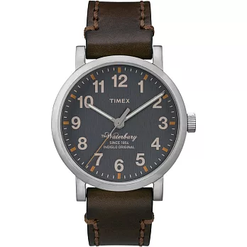【TIMEX 】160周年紀念限量經典復刻冷光系列 (灰/咖啡 T2P58700)
