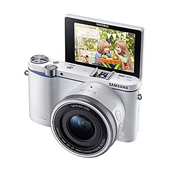 SAMSUNG NX3300 16-50mm 變焦鏡組(公司貨)+32G卡+原廠電池座充組+大吹球清潔組+拭鏡筆+保護鏡+專用相機包+HDMI+防潮箱-白色