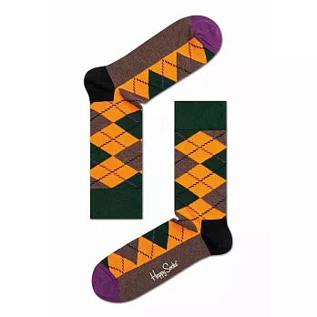 【G.T Company】Happy Socks BArgyle 瑞典時尚彩襪品牌S紫咖啡橘黑