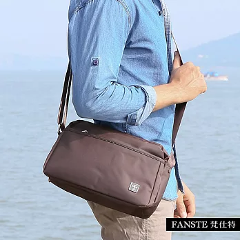 Fanste_梵仕特 側背包-都會仕風多功能-9194咖啡