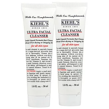 Kiehl’s契爾氏 冰河保濕潔面乳(30ml)*2