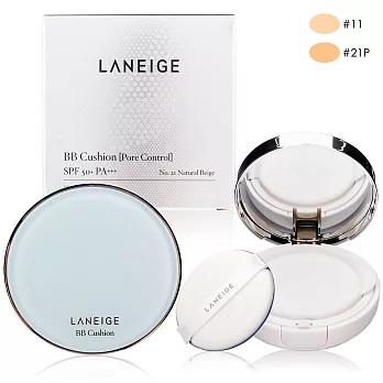 LANEIGE 蘭芝 BB舒芙蕾水凝霜-毛孔隱形升級版SPF50+/PA+++(15g*2)-兩色可選#11