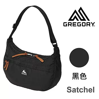 【美國Gregory】Satchel日系休閒斜肩包-黑色-M