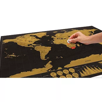 Luckies 刮刮樂地圖-獨霸全球地圖 豪華版 82×58.2cm