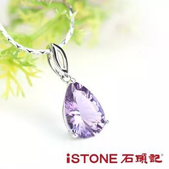 石頭記 紫水晶925純銀項鍊-花間紫露紫水晶